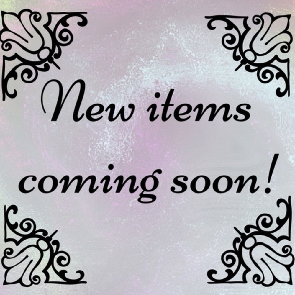 Many more designer items coming!